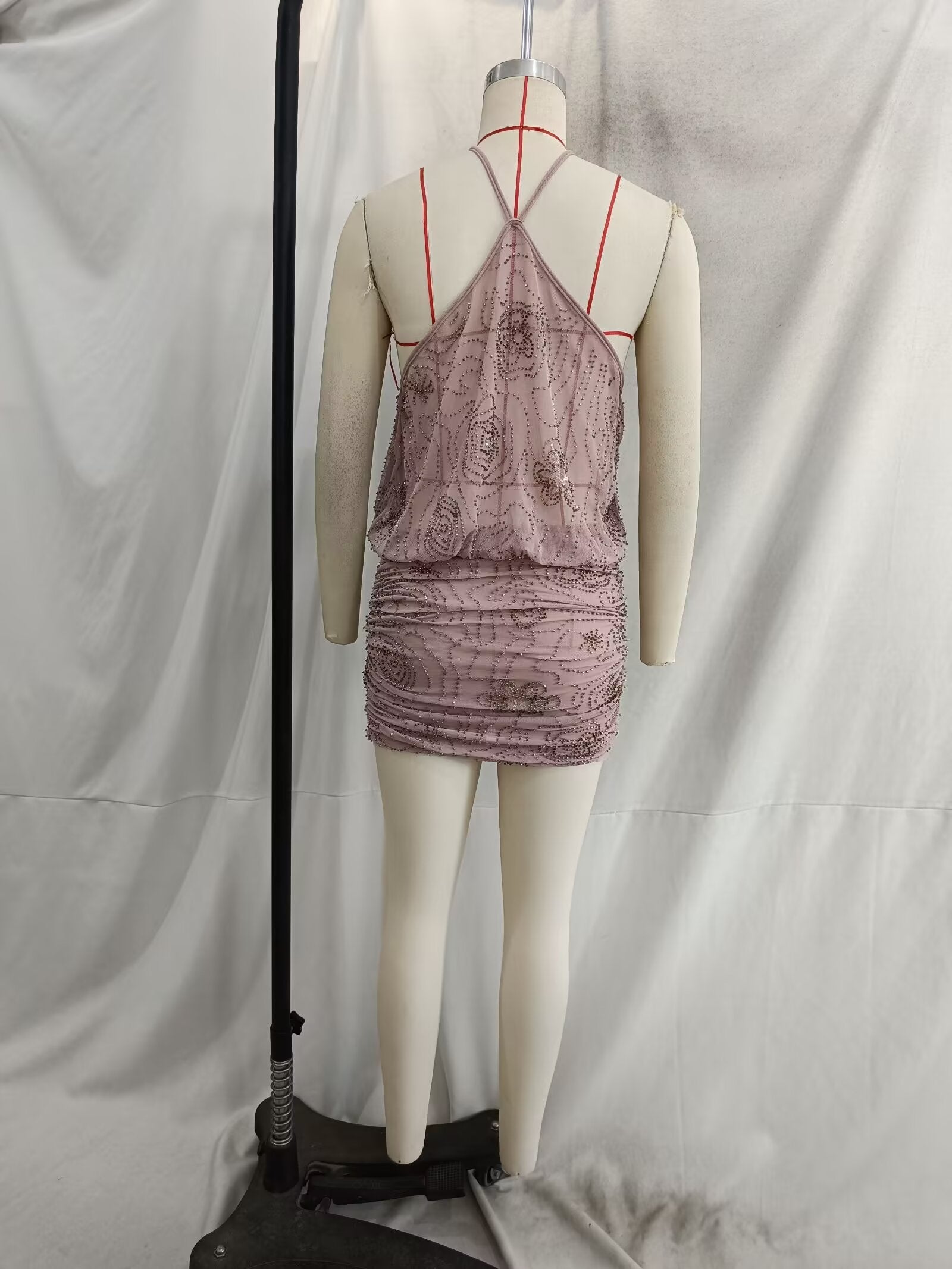 Summer Women Street Sequin Mini Sling Dress Bella Mia